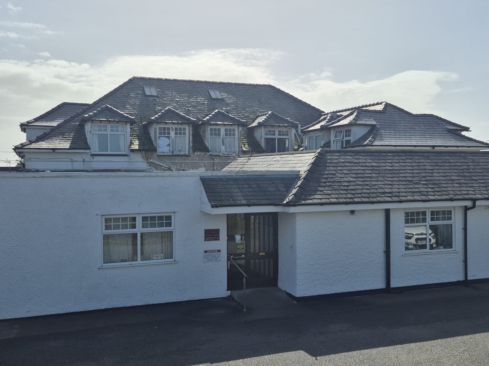 The front of Towyn Capel Residential Home in Trearddur Bay